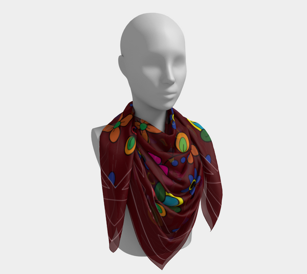 The Auntie Scarf Red